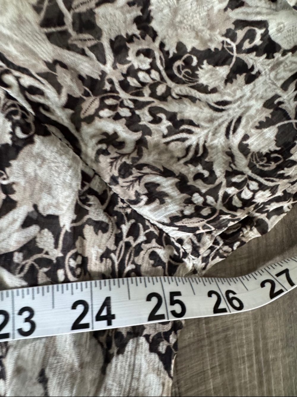 Anthropologie The Marais Printed Chiffon Maxi Dress Floral 2X Rabbits boho flowy - Picture 7 of 11